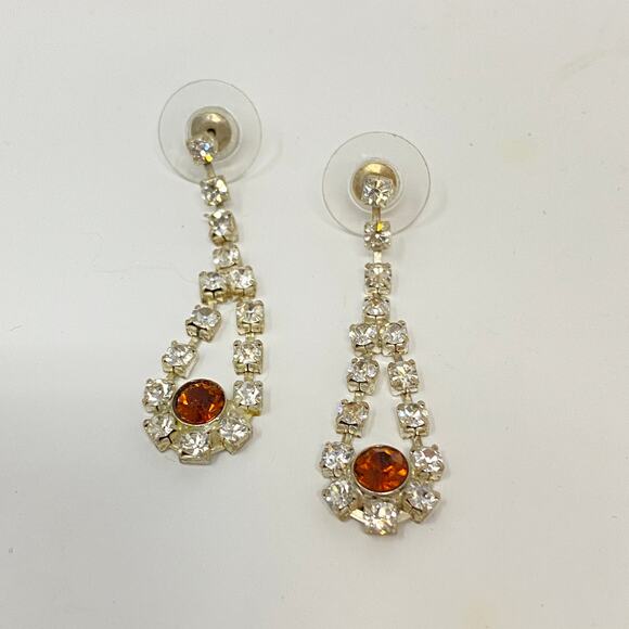 Lot of 10 Rhinestone Sparkly Glam Jewelry Set Necklaces Rings Bracelets Earrings - Picture 6 of 13